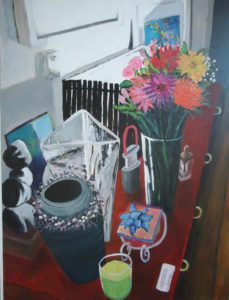 Hallway study at Night by Jackie Fewtrell Gobert