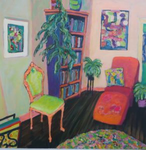 Interior with Lolita Lounge by Jackie Fewtrell Gobert