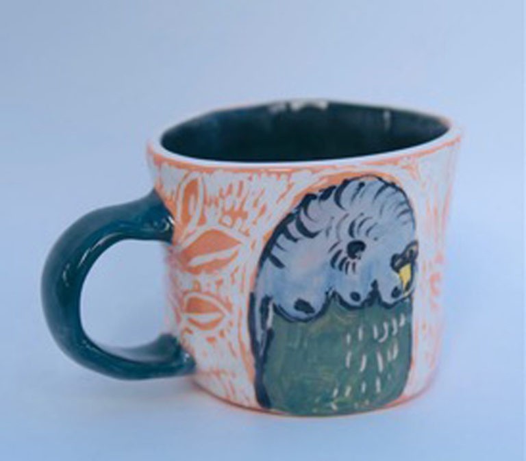 Kara Pryor - Budgie Mug #1